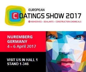 ecs - Visit our booth at the European Coatings Show 2017 (ECS) in Nuremberg, Germany