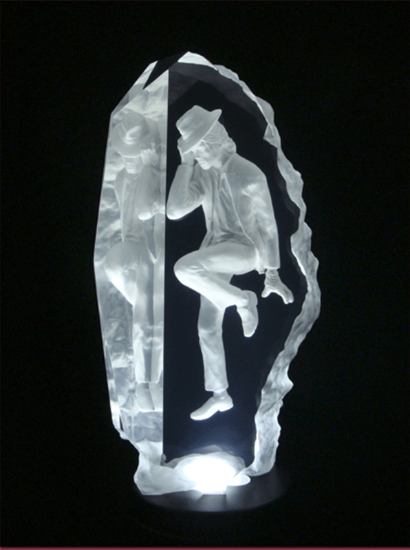 Michael Jackson Sculpture - Pioneer's New Acrylic E-Book